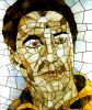 František z Assisi - světelná mozaika, 66 x 78 cm